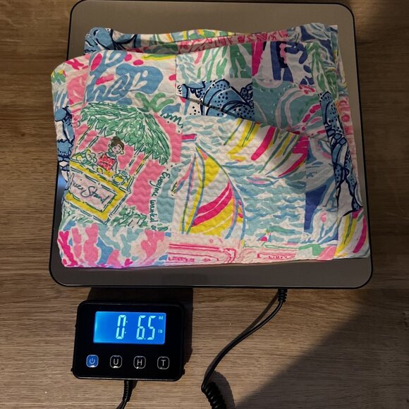 Lilly Pulitzer Patchwork Print Cotton Skirt 2 front pockets back zipper size 2 - Picture 8 of 8